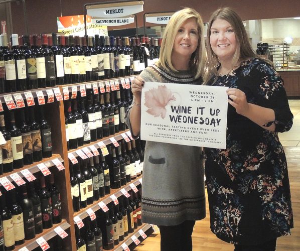 host wine tasting for SRMC campaign 